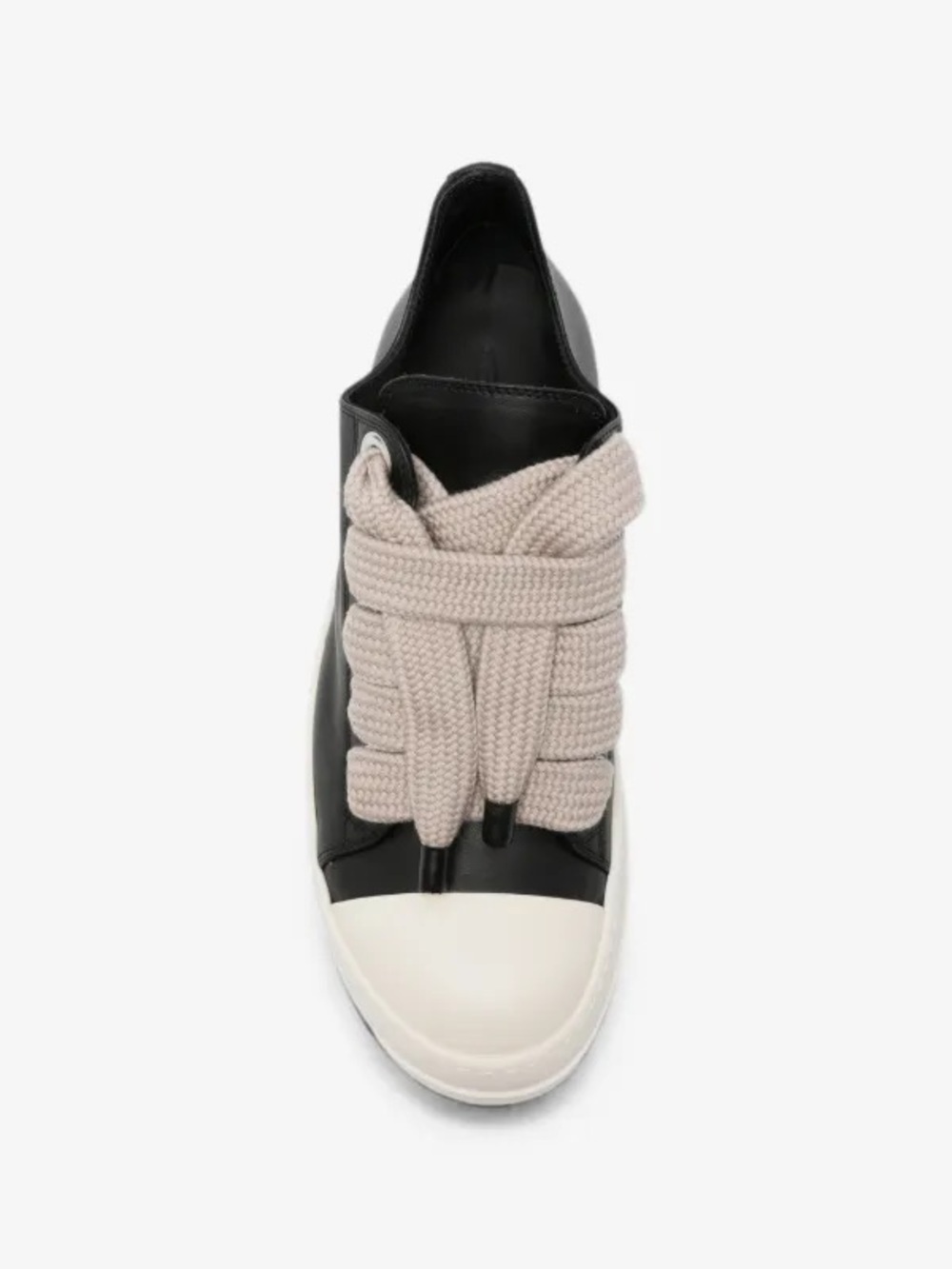 Rick Owen’s Jumbo Lace Low Leather Sneakers